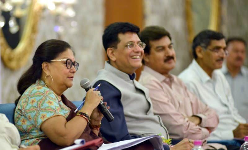 cm raje ,piyush goyal,rajpal singh shekhwat