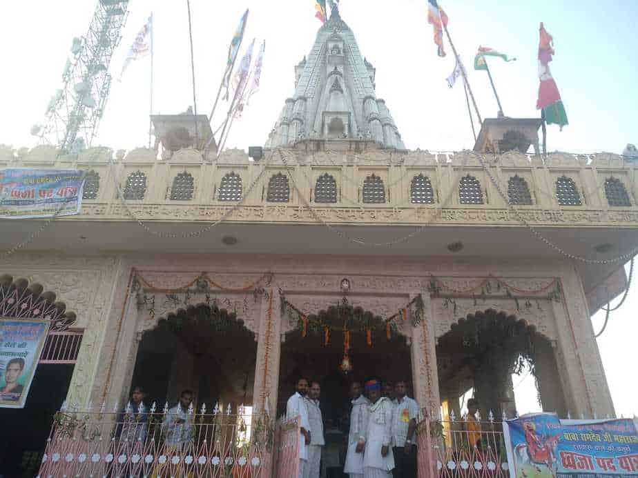 A large number of devotees in the Baba Ramdev fair