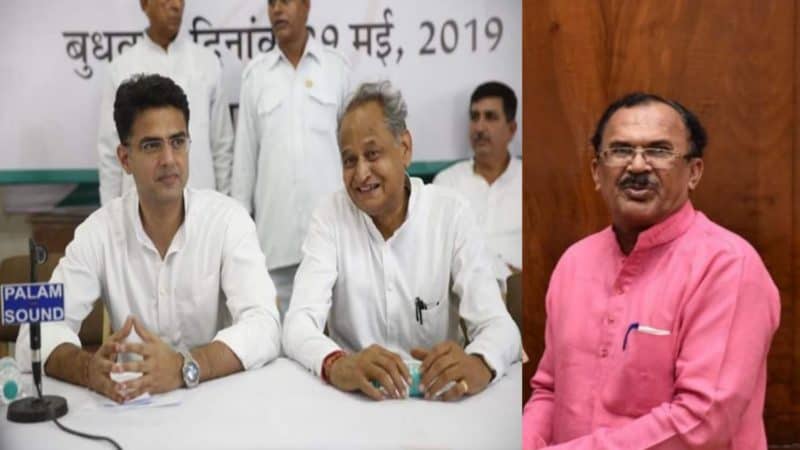 Pilot-Gehlot does not listen to Rahul Gandhi: Devnani daink reporters