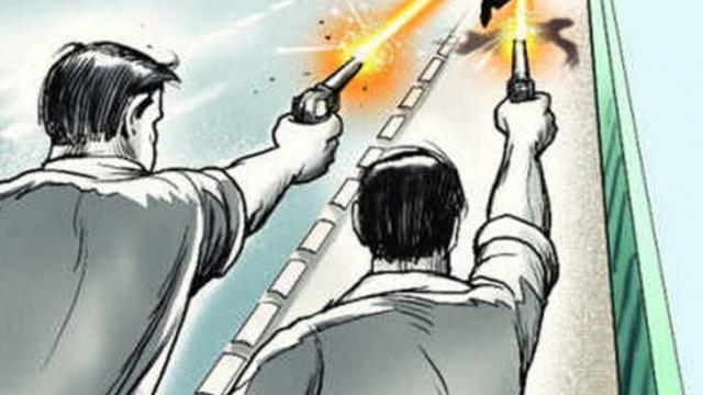 Two parties, firing after Panchayat