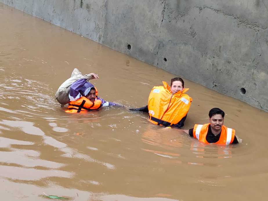 Flood situation in Pushkar