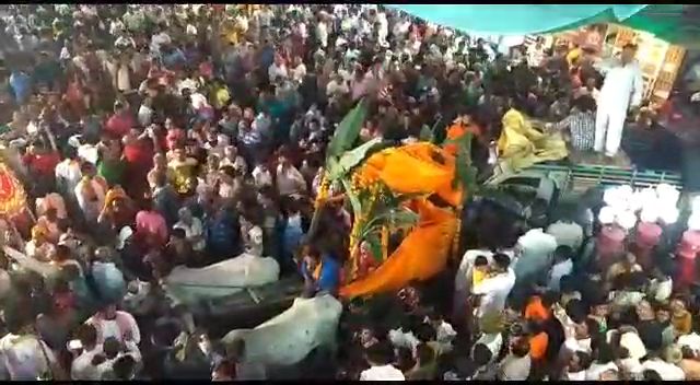 Janmashtami celebrated in Shrinathji temple