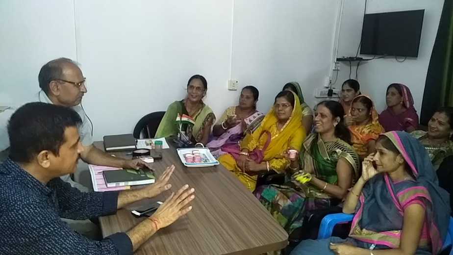 CO and Kotwal took the meeting of women CLG members