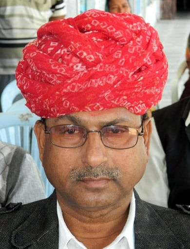 शाहपुरा के पूर्व विधायक महावीर प्रसाद जीनगर