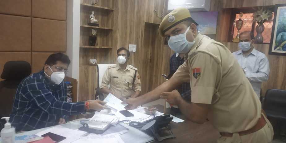 Bhilwara / COVID-19 :सिपाही ने दिया 51 हजार रु. का सहयोग