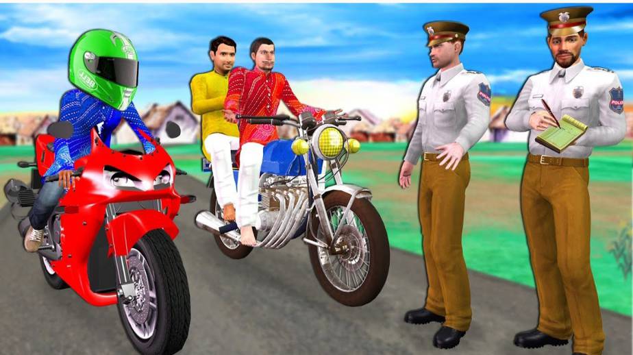 जहाजपुर:लॉक लोक डाउन पर पुलिस हुई सख्त, दो बाइक की जब्त