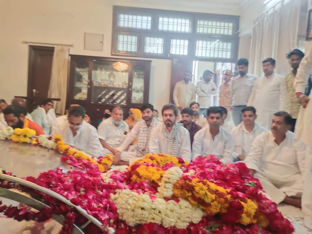 Wave of mourning due to the death of Colonel Kirori Singh Bainsla, Bainsla contested from Tonk-Sawaimadhopur Lok Sabha seat