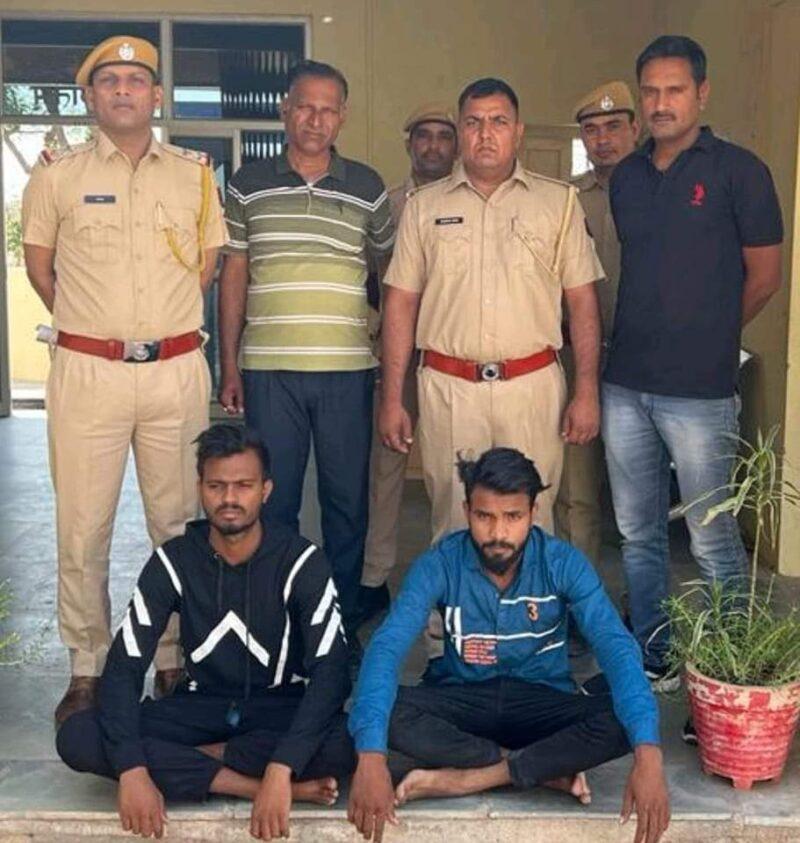 Two accused arrested with illegal weapons, three pistols and one live cartridge recovered
