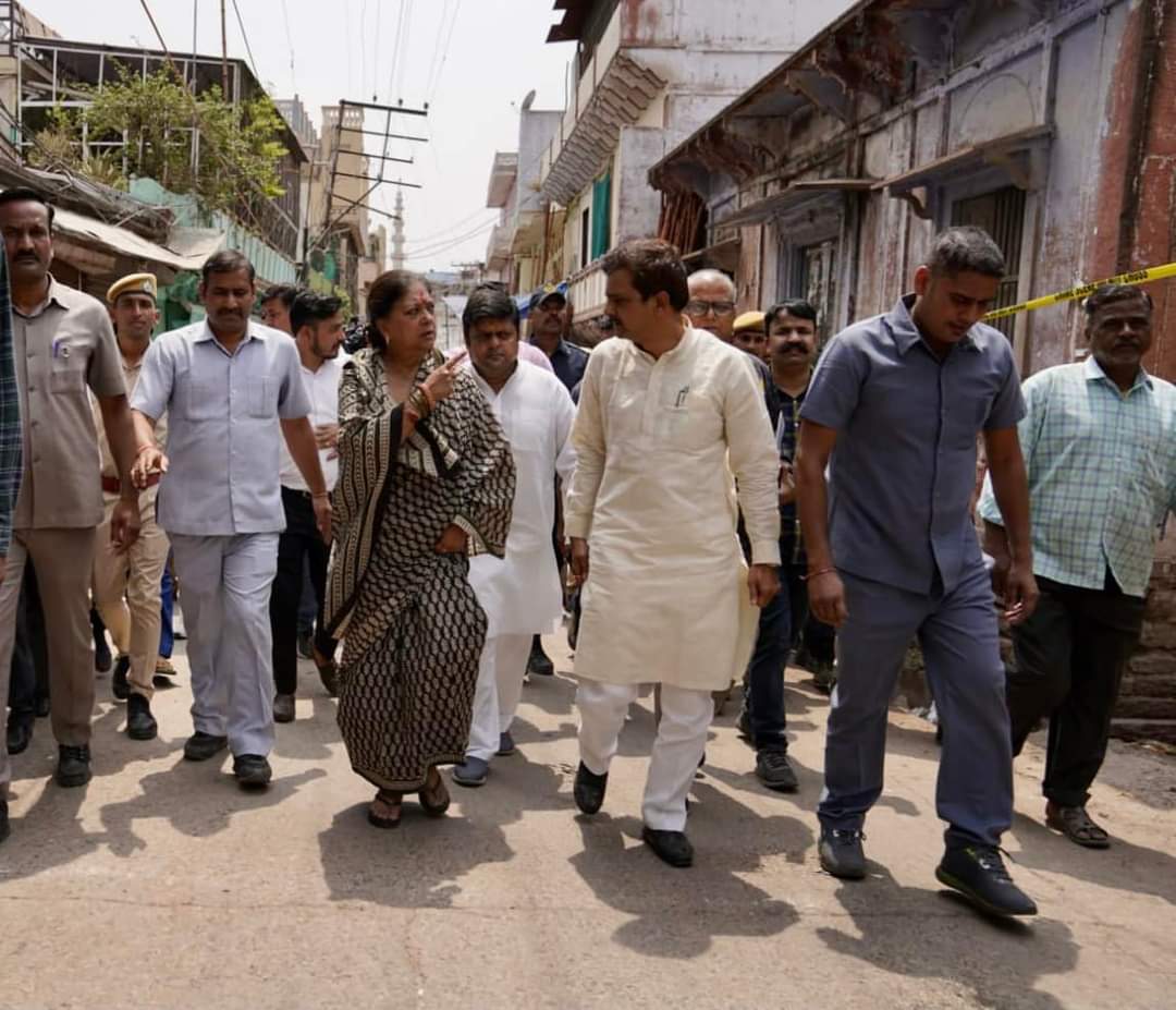 राजस्थान में सीएम गहलोत हिन्दू त्यौहारो पर लगा रही पाबंदियां बर्दाश्त नही - वंसुधरा राजे