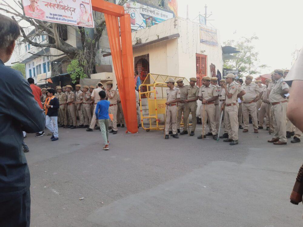 Bhilwara city turned saffron, enthusiasm to welcome rally, administration ready