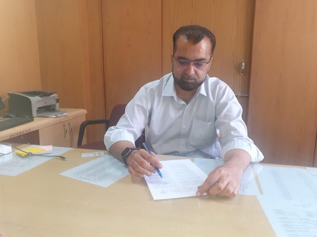 Syed Mukarram Shah RAS assumed the post of Secretary, Madrasa Board Rajasthan