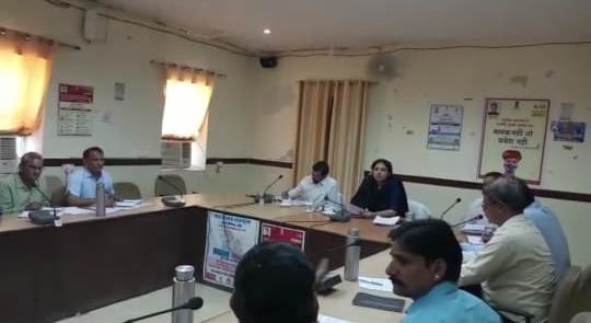 Tonk District Collector Chinmayi Gopal Lee meeting regarding the development of two tourist places Bisalpur Dam and Pushkar Talab Mandkala Nagar Fort