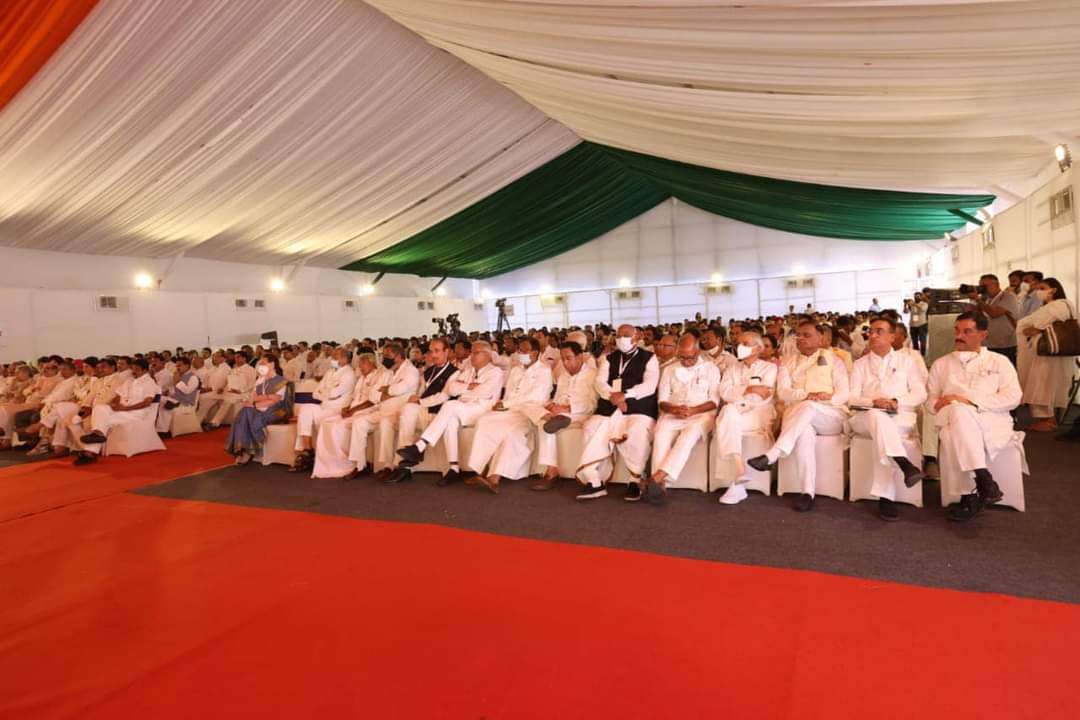 कांग्रेस चिंतन शिविर में बोले राहुल गांधी, 'कांग्रेस के डीएनए में सब को बोलने का अधिकार'