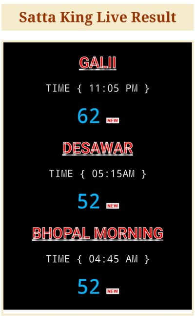 आज के दिसावर Satta King का रिजल्ट 2023 । AAJ KE DISAWAR RESULTS