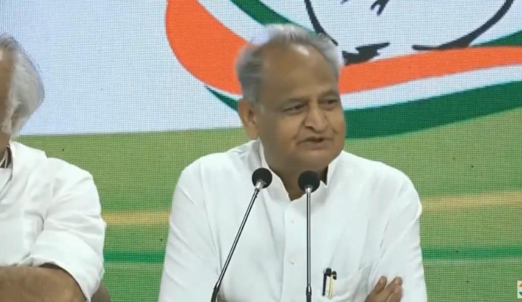 Chief Minister Gehlot's statement, 'Delhi Police's terror rehearsal of dictatorial rule'