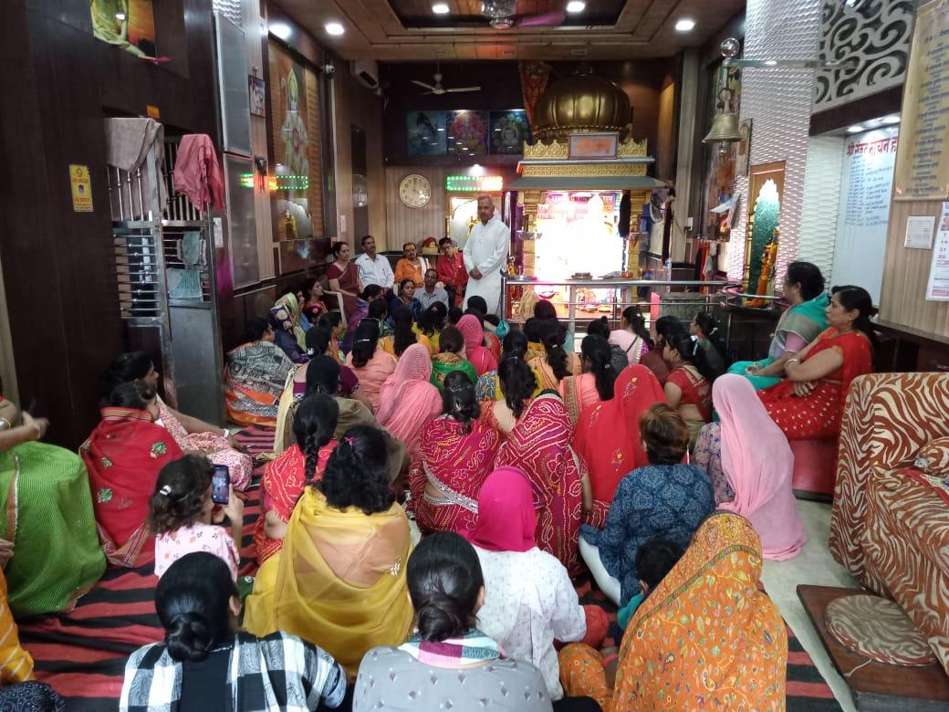 From the grand Shri Ram Katha 20 in Bhilwara, the preparation meeting of the mother power has been called