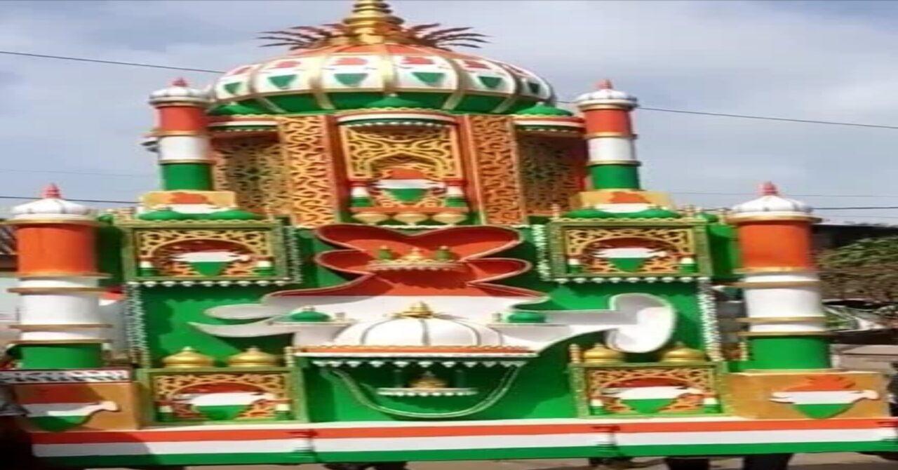 Tajia will be seen painted in the color of the tricolor in Jahazpur