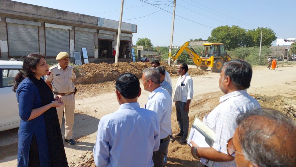 Tonk Collector Chinmayi Gopal instructed to cancel the tender of the firm and register an FIR for negligence in road construction works,