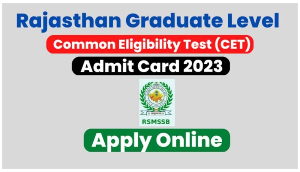 CET graduate-level eligibility test admit card released, exam on January 7-8