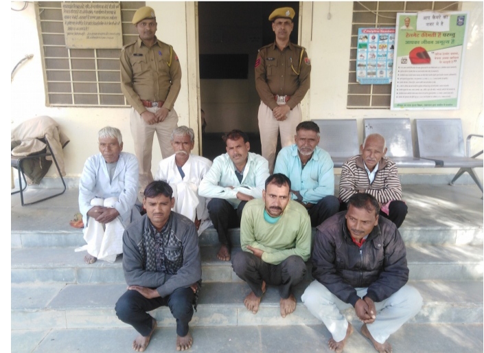Disturbance of peace in Sop police station premises was heavy, police arrested 8 persons while taking action