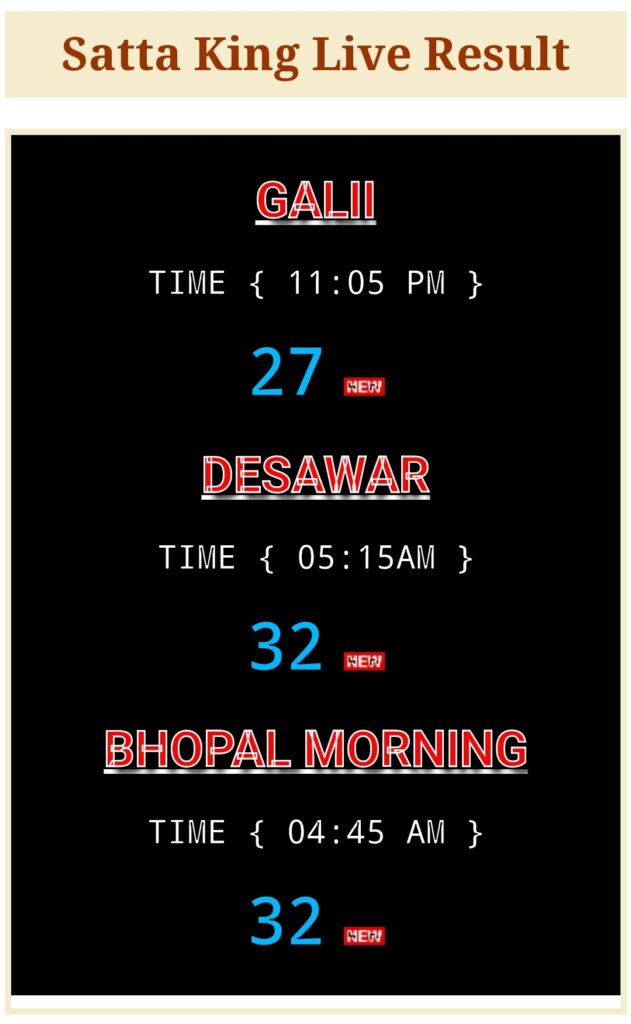 Disawar Satta King: दिसावर में आज सुबह क्या है? | Disawar main aaj subah kya hain