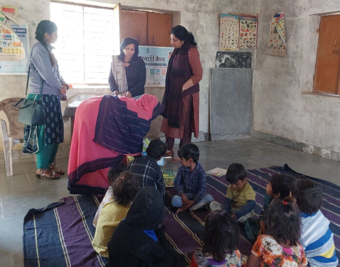 District Collector inspected Primary Health Center and Anganwadi Center of Village Soap Primary Health Center and Anganwadi Center