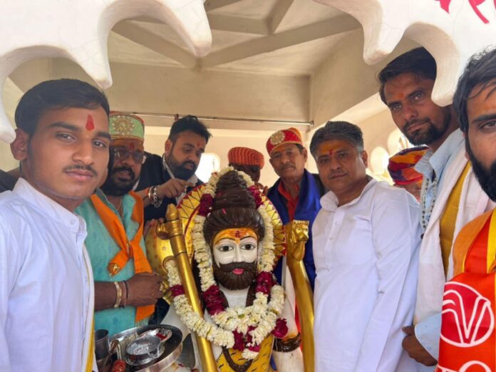 Restoration of the idol of Lord Shri Parshuram ji in Rawaliya Khurd, Udaipur
