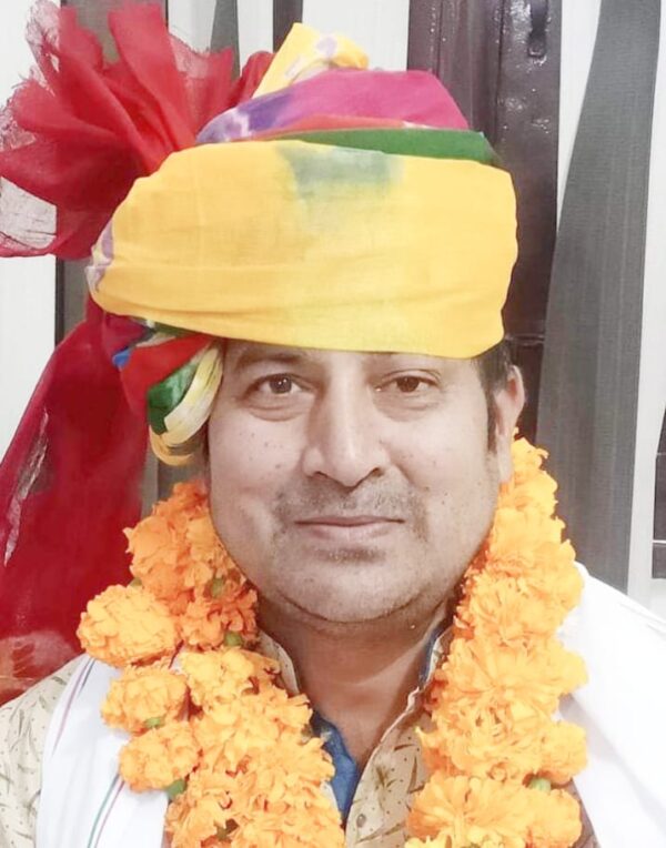 Sunil Bansal appointed District Coordinator of Mahatma Gandhi Jeevan Darshan Samiti Tonk