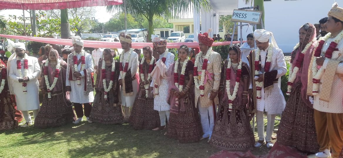 भीलवाड़ा में सिखवाल समाज का आदर्श सामूहिक विवाह सम्मेलन आयोजित